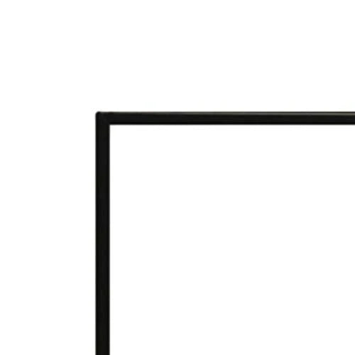 Empire DF60BL Matte Black 1-inch adjustable beveled trim kit for Boulevard 60 direct vent fireplace
