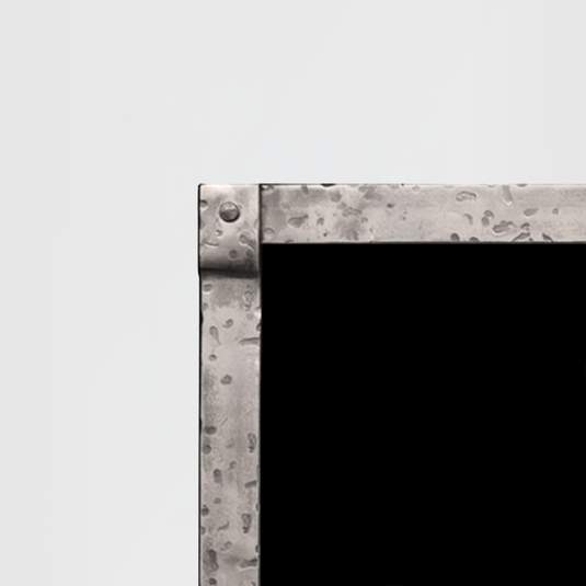 Empire DFF60FPD Distressed Pewter forged iron frame for Boulevard 60 direct vent fireplace