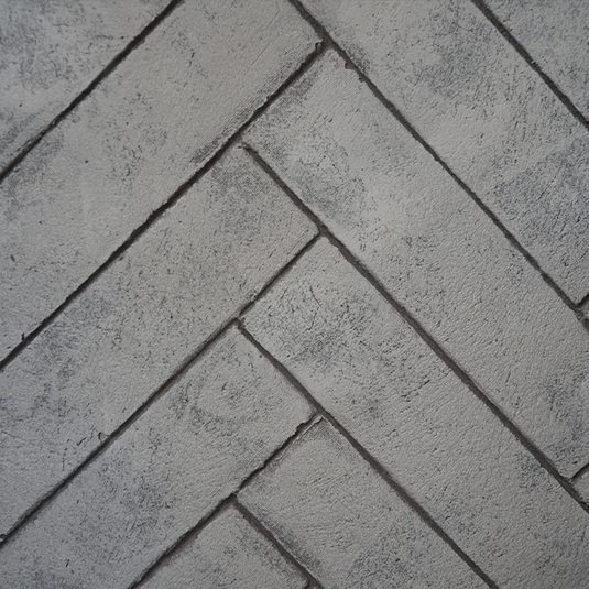 Empire DVP30CPWH Whitewashed Herringbone Brick liner for Rushmore 30-inch insert