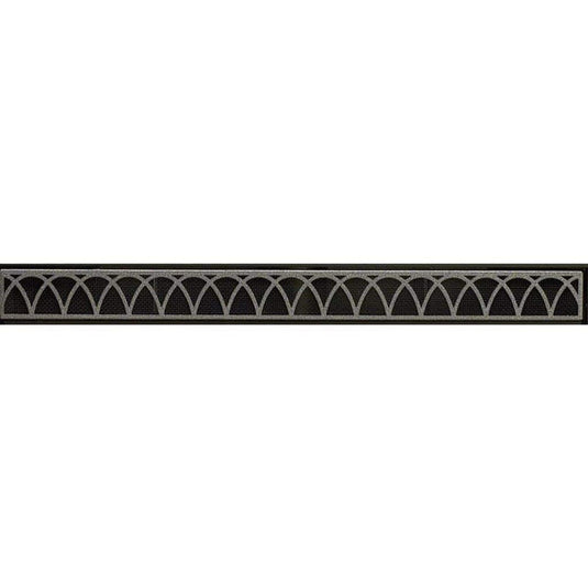 Empire FBG36ABL 36-inch Black Arch Louvers