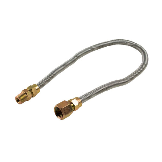 Empire GF24 24-inch stainless steel flexible gas line