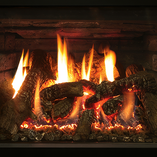 Empire LS30TINF Traditional Charred log set for Rushmore 30-inch insert