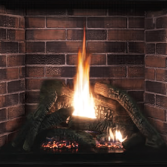 Empire LS3236FF 6-piece ceramic fiber log set for Tahoe 32 and 36 fireplaces