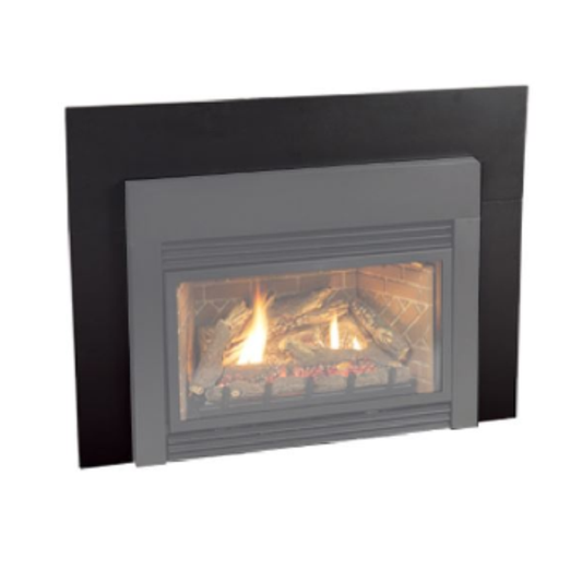 Empire SH1BL 48-inch black fireplace insert shroud