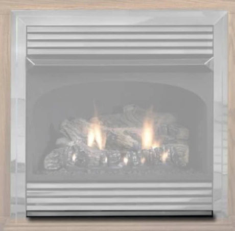 Empire VPS26HP Hammered Pewter bottom trim kit for Vail 26 fireplaces