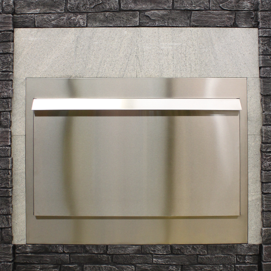 Empire WD42SS 42-inch stainless steel weather door for Carol Rose outdoor fireplaces