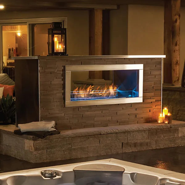 Load image into Gallery viewer, Galaxy GSS48ST Outdoor Linear See Thru Gas Fireplace
