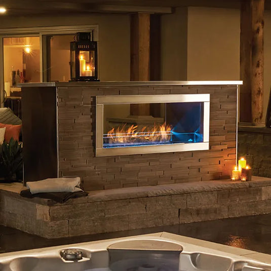 Galaxy GSS48ST Outdoor Linear See Thru Gas Fireplace