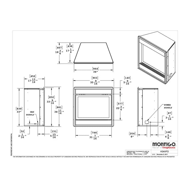 Load image into Gallery viewer, Montigo Divine H34VFO Ventless Outdoor Gas Fireplace
