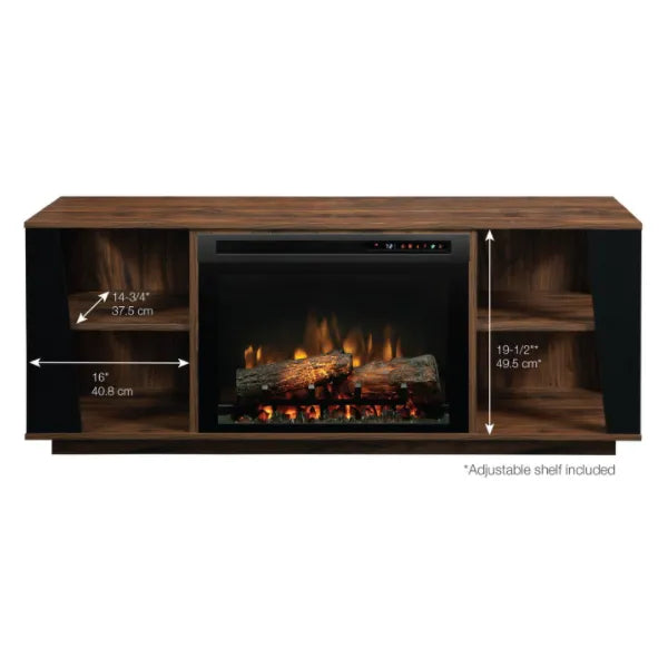 Load image into Gallery viewer, Dimplex Arlo Media Console Electric Fireplace With Logs
