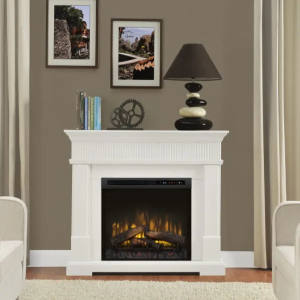 Load image into Gallery viewer, Dimplex Jean Mantel Electric Fireplace with Logs
