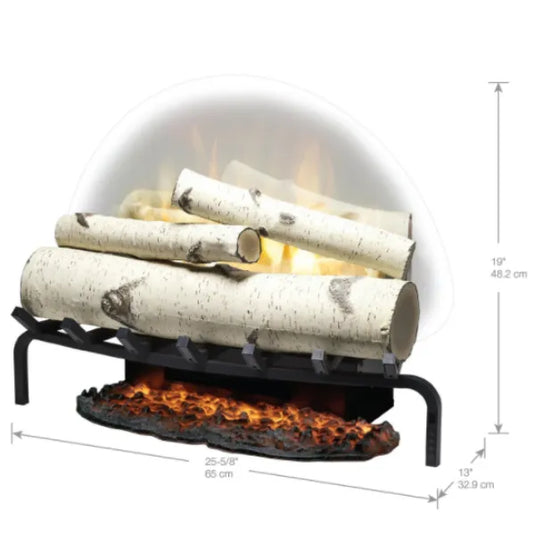 Dimplex Revillusion Plug-In Birch Log Set - 25"