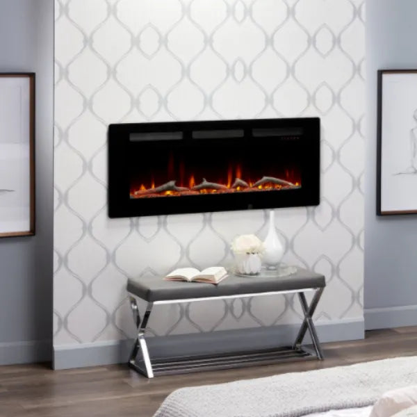 Load image into Gallery viewer, Dimplex Sierra Wall/Built-In Linear Electric Fireplace - 48&quot;
