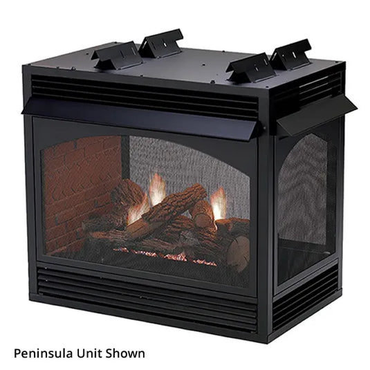 Empire Vail See-Through Ventless Gas Fireplace-36"