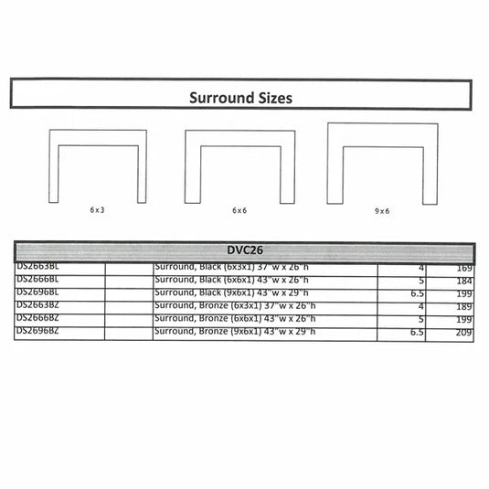 Empire DVC26 Innsbrook Traditional Direct Vent Gas Insert