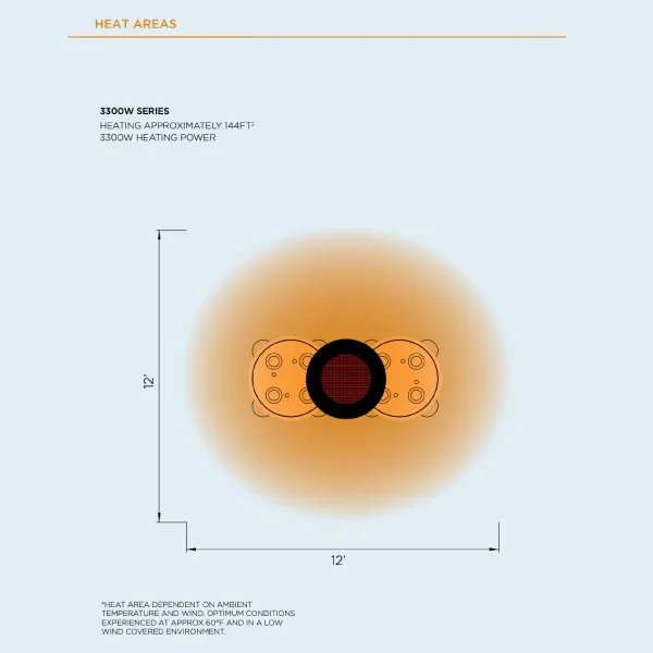 Load image into Gallery viewer, Bromic Eclipse Smart-Heat Portable Electric Patio Heater with Dimmer Control
