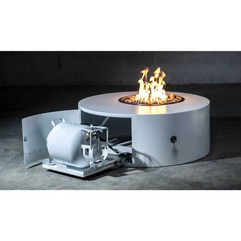 Load image into Gallery viewer, Isla Powder Coat Steel Low Profile Fire Pit
