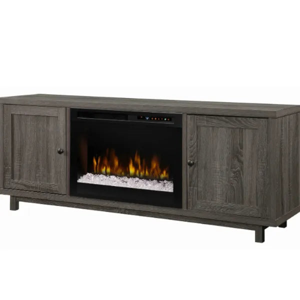 Load image into Gallery viewer, Jesse Media Console Electric Fireplace With Glass Ember Bed
