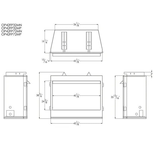 Carol Rose Traditional Gas Outdoor Fireplace