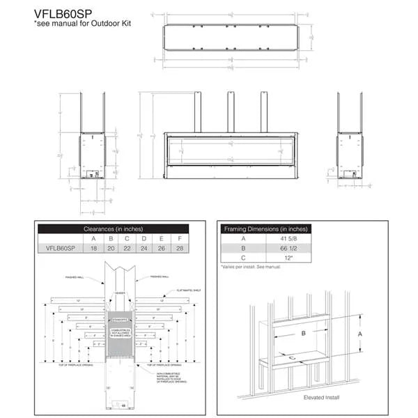 Load image into Gallery viewer, Empire Boulevard Ventless See-Through Gas Fireplace - 60&quot;
