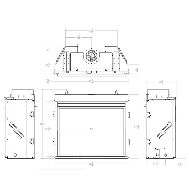 Load image into Gallery viewer, Empire Premium Tahoe Traditional Direct Vent Fireplace - 42&quot;
