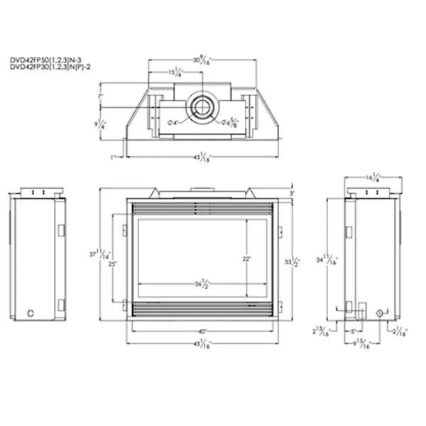 Load image into Gallery viewer, Empire Deluxe Tahoe Direct Vent Gas Fireplace - 42&quot;
