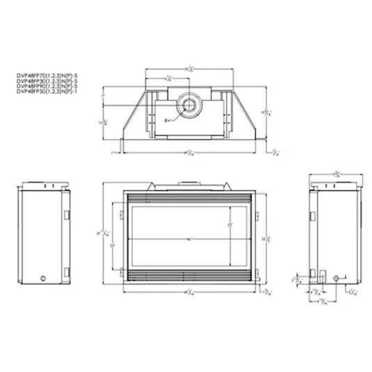 Empire Premium Tahoe Direct Vent Gas Fireplace - 48