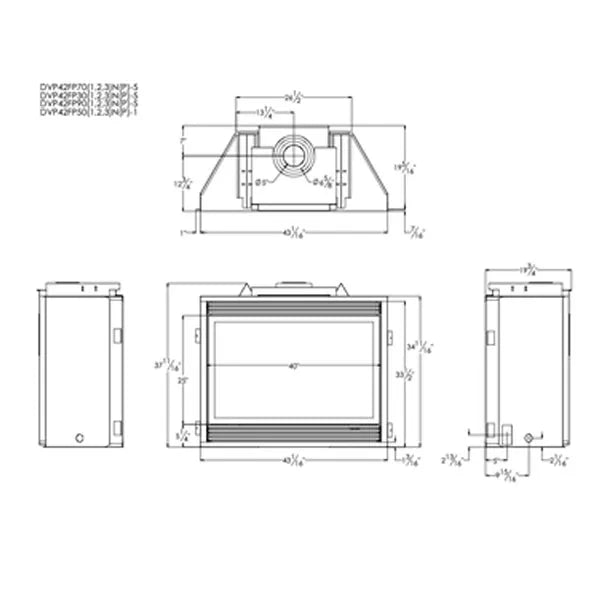 Load image into Gallery viewer, Empire Premium Tahoe Direct Vent Gas Fireplace - 42&quot;
