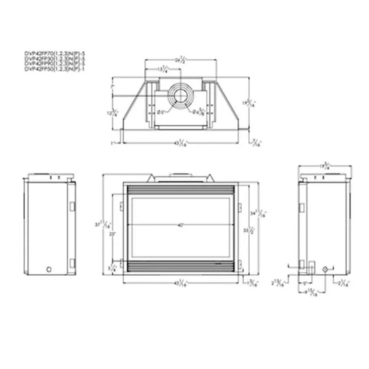 Empire Premium Tahoe Direct Vent Gas Fireplace - 42