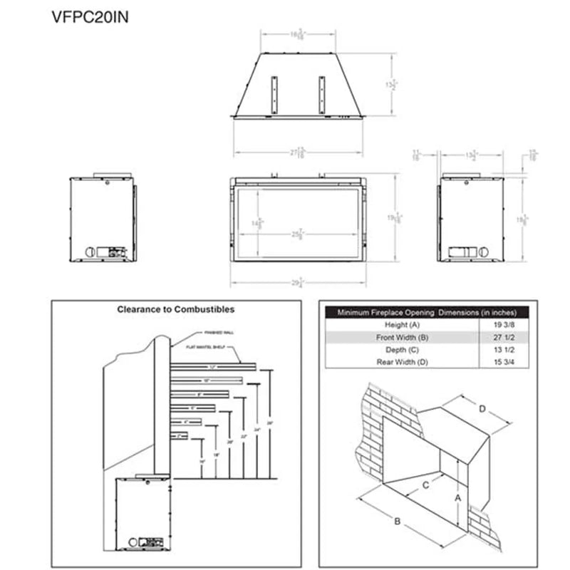 Load image into Gallery viewer, Empire Innsbrook Ventless Gas Fireplace Insert - VFPC28IN
