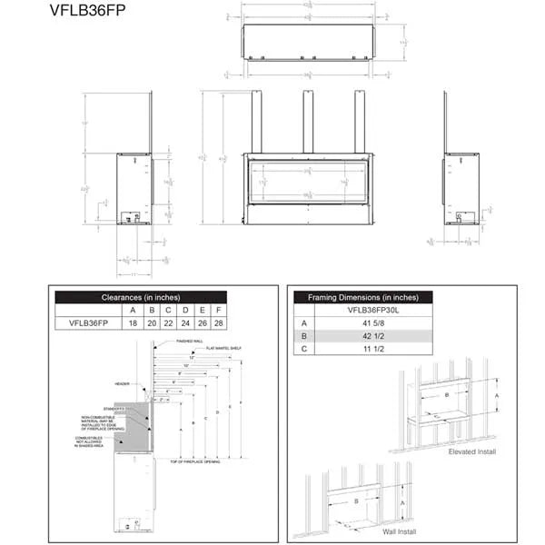 Load image into Gallery viewer, Empire Boulevard Contemporary Ventless Gas Fireplace - 36&quot;
