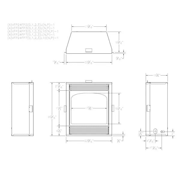 Load image into Gallery viewer, Empire Vail Ventless Gas Fireplace - 24&quot;
