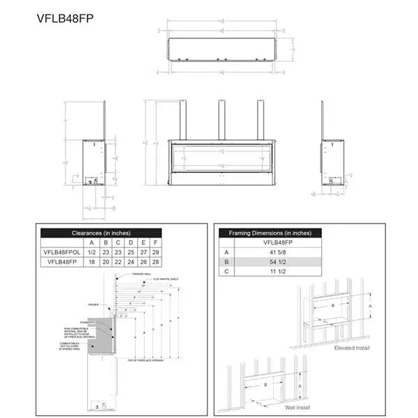 Load image into Gallery viewer, Empire Boulevard Contemporary Ventless Gas Fireplace - 48&quot;
