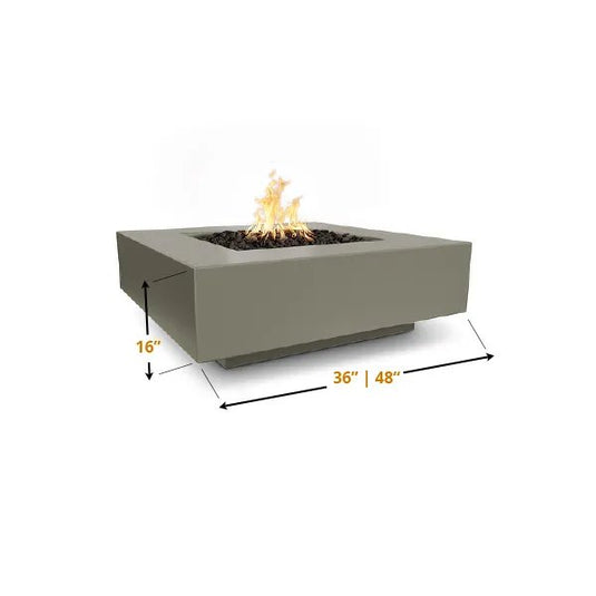 Cabo Concrete Square Fire Pit