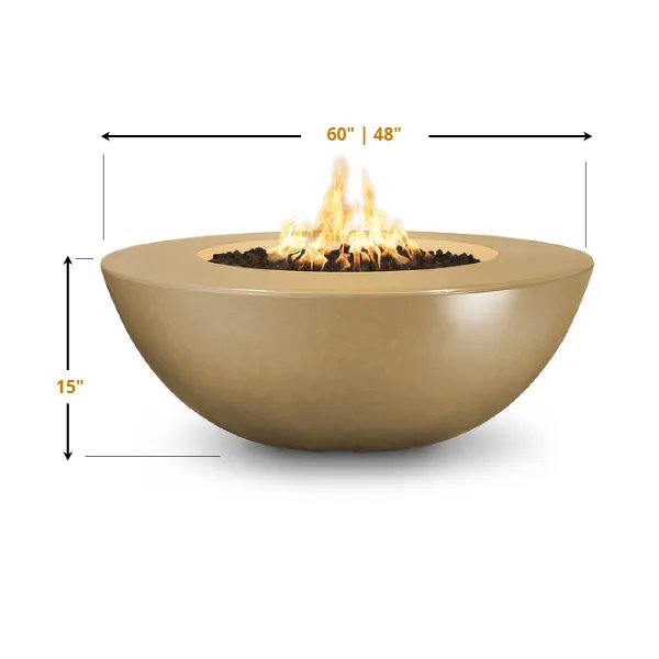 Load image into Gallery viewer, Sedona Concrete Fire Pit - Wide Ledge
