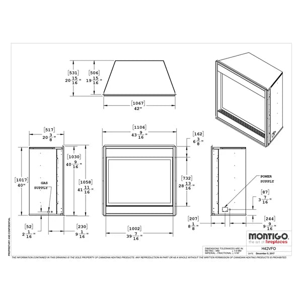 Load image into Gallery viewer, Montigo Divine H42VFO Ventless Outdoor Gas Fireplace
