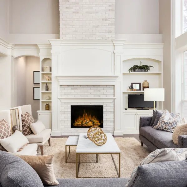 Modern Flames Redstone Square Single-Sided Electric Fireplace – 42”