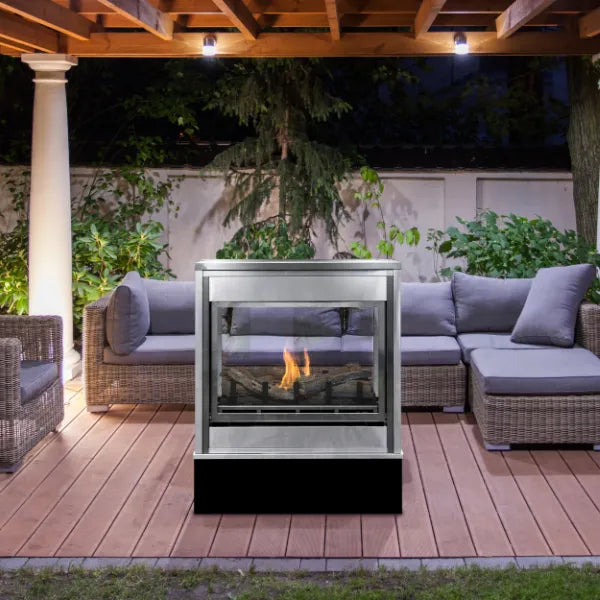 Load image into Gallery viewer, Montigo Divine H38SVO ST Ventless Outdoor Gas Fireplace
