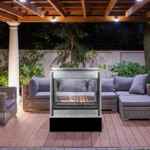 Load image into Gallery viewer, Montigo Divine HL38SVO ST Ventless Outdoor Gas Fireplace
