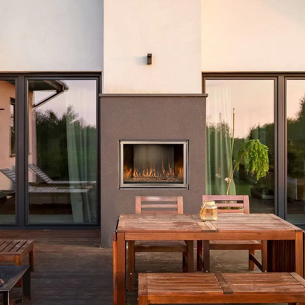 Load image into Gallery viewer, Montigo Divine HL38VFO Ventless Outdoor Gas Fireplace
