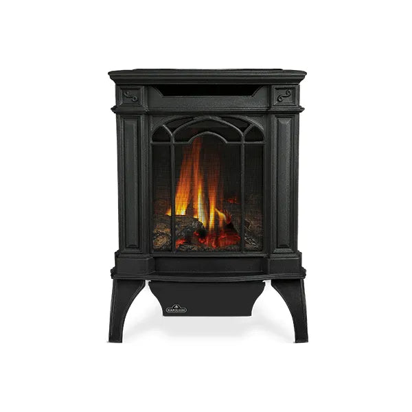 Napoleon Arlington Direct Vent Cast Iron Gas Stove - Black