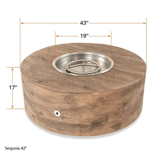 Sequoia Gas Fire Pit - Low Profile