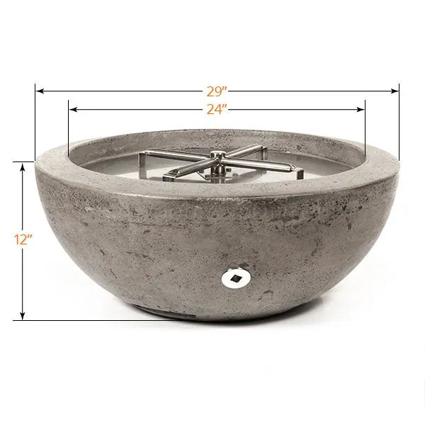 Load image into Gallery viewer, Prism Hardscapes Moderno II Gas Fire Bowl
