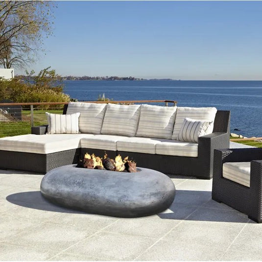 Prism Hardscapes Pebble Gas Fire Table