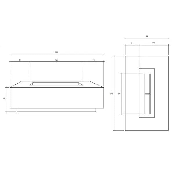 Load image into Gallery viewer, Prism Hardscapes Tavola I Gas Fire Table
