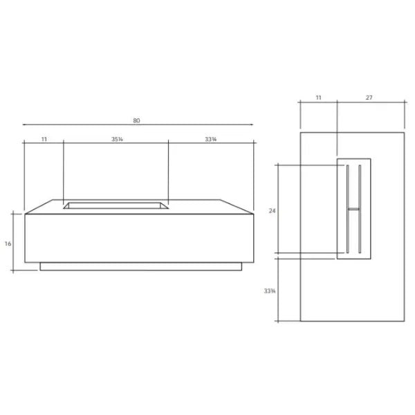 Load image into Gallery viewer, Prism Hardscapes Tavola V Gas Fire Table
