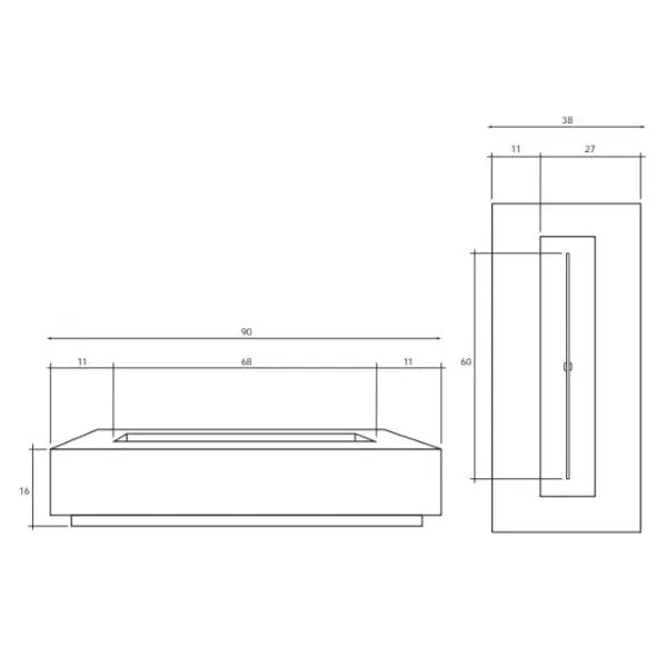 Load image into Gallery viewer, Prism Hardscapes Tavola VI Gas Fire Table
