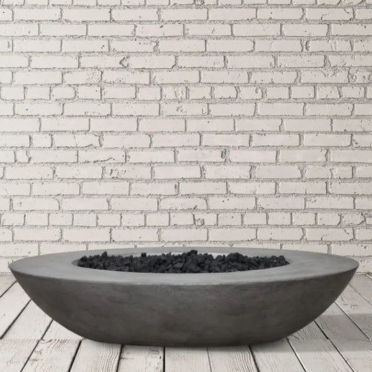 Prism Ovale Gas Fire Bowl