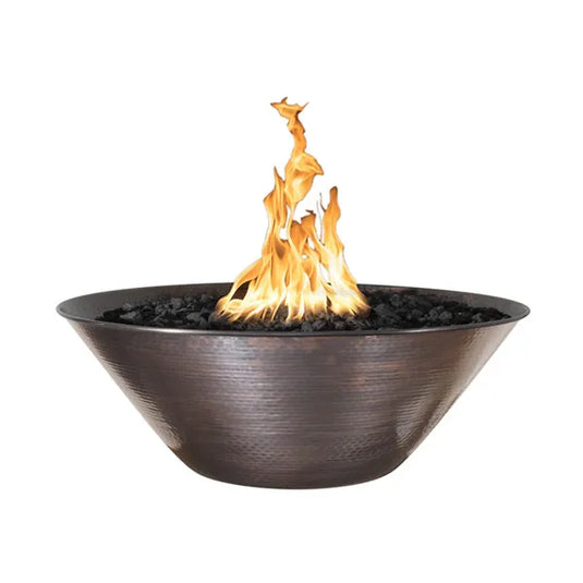 Remi Hammered Copper Fire Bowl