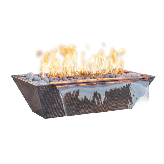 Maya Linear Copper Fire & Water Bowl